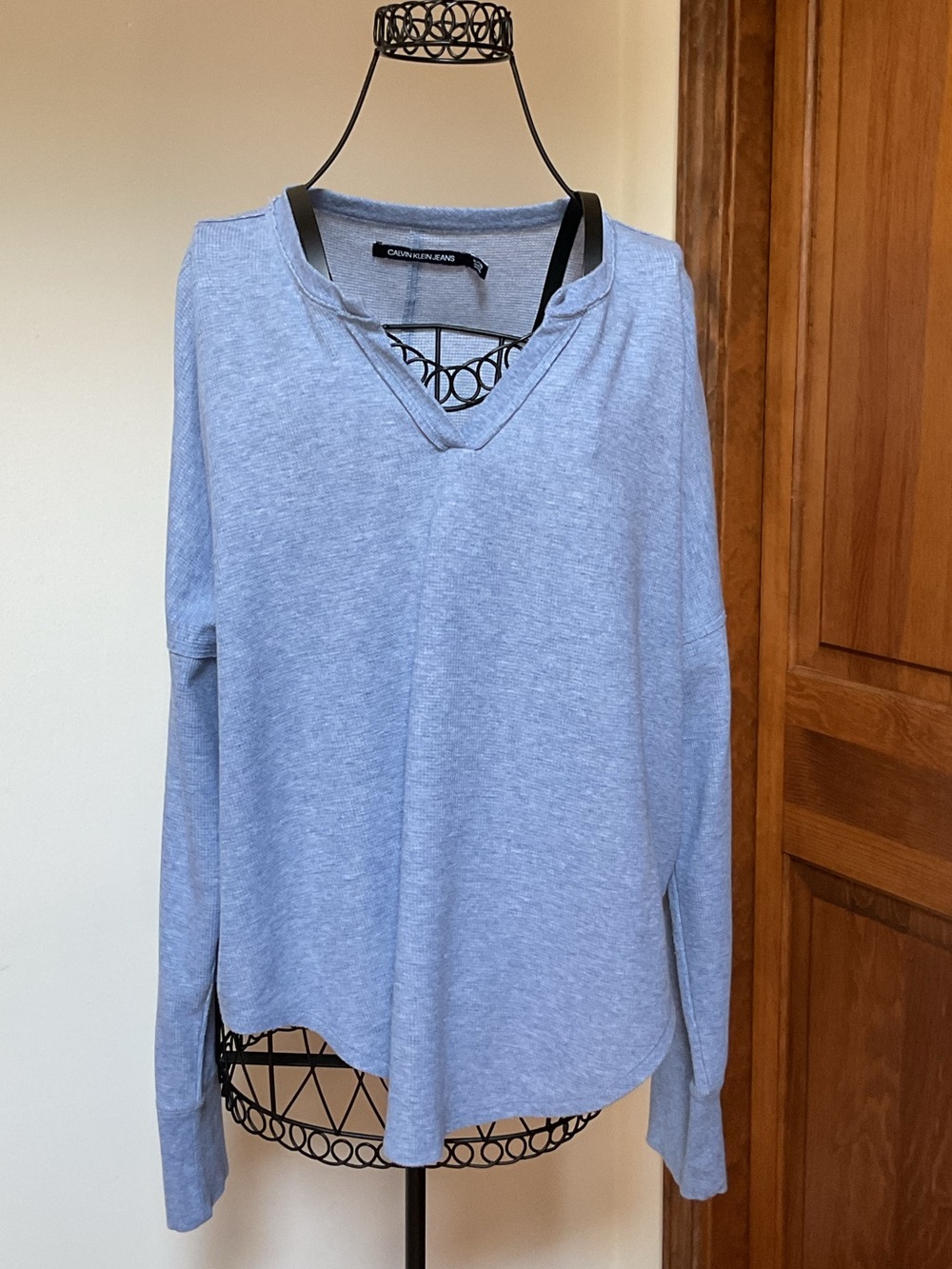 Calvin Klein cotton blend top, XL - Picture 4 of 5